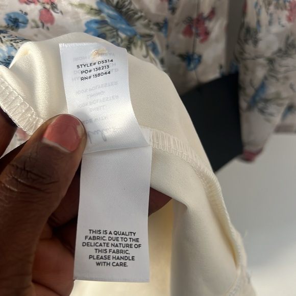 Lulu’s Lovely Type Ivory Floral Print Puff Sleeves A-Line Mini Dress Size XL - Picture 8 of 12